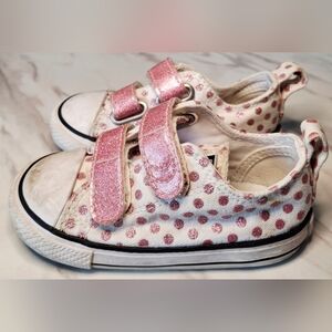 Converse Glittery Polka Dot Baby Shoes (6)